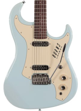 Burns SSJ Short-Scale Jazz Electric Guitar in Baby Blue