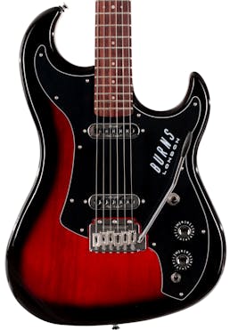 Burns SSJ Short-Scale Jazz Electric Guitar in Red Burst