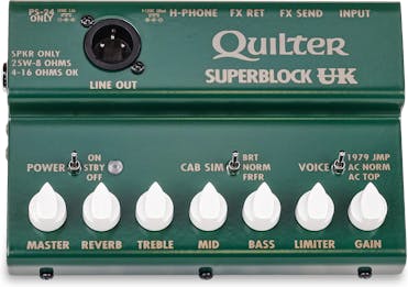 Quilter Superblock UK 25-Watt Pedalboard Amp Head