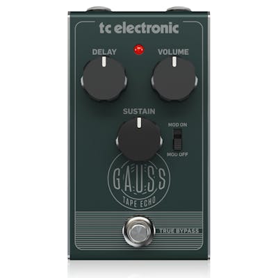 TC Electronic Gauss Super Saturated Tape Echo Pedal