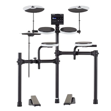 Roland TD02K V-Drum Electronic Kit, Three Sided Rack with Rubber Pads and 8" Cymbals