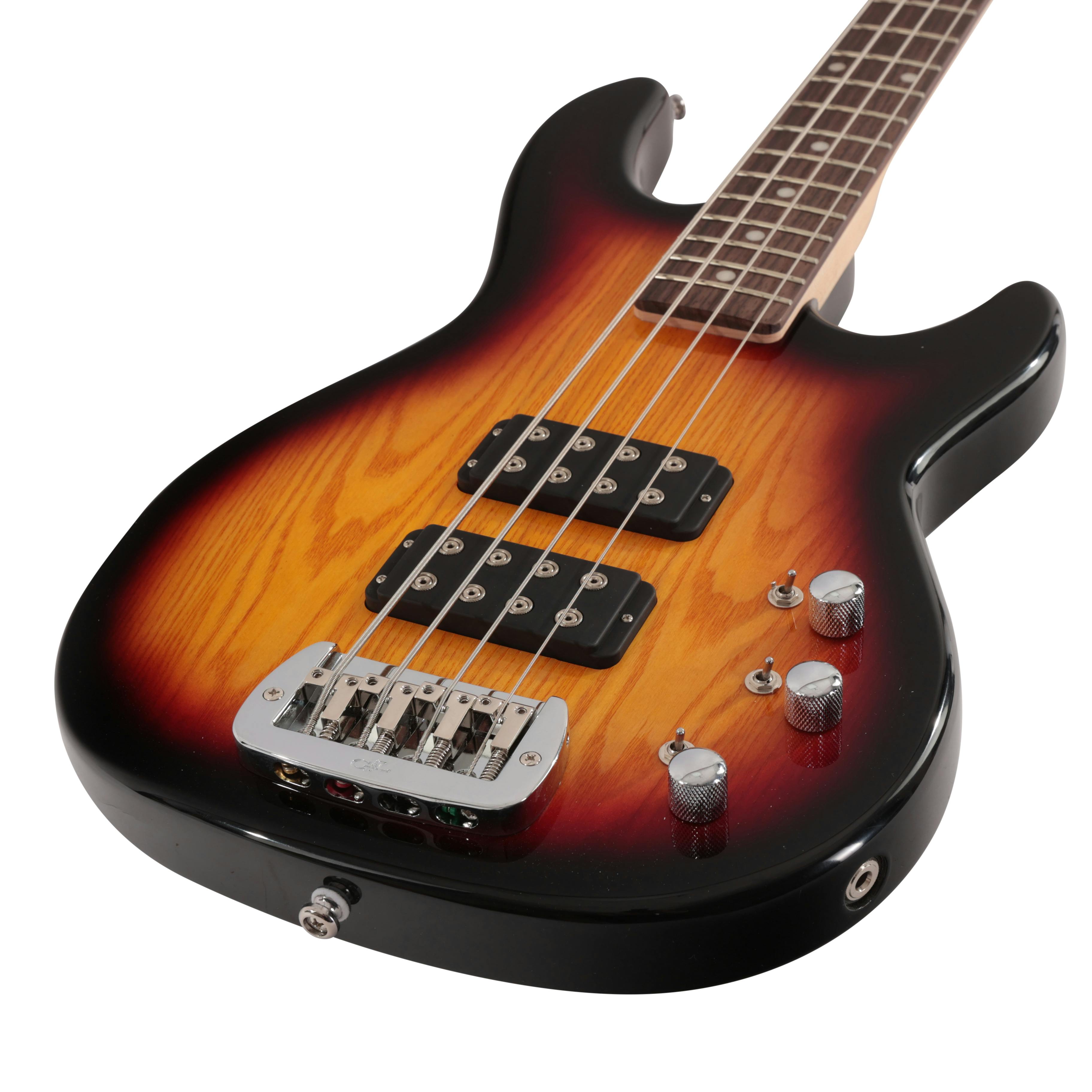 G&L Tribute L-2000 Bass Guitar in 3-Tone Sunburst - Andertons Music Co.