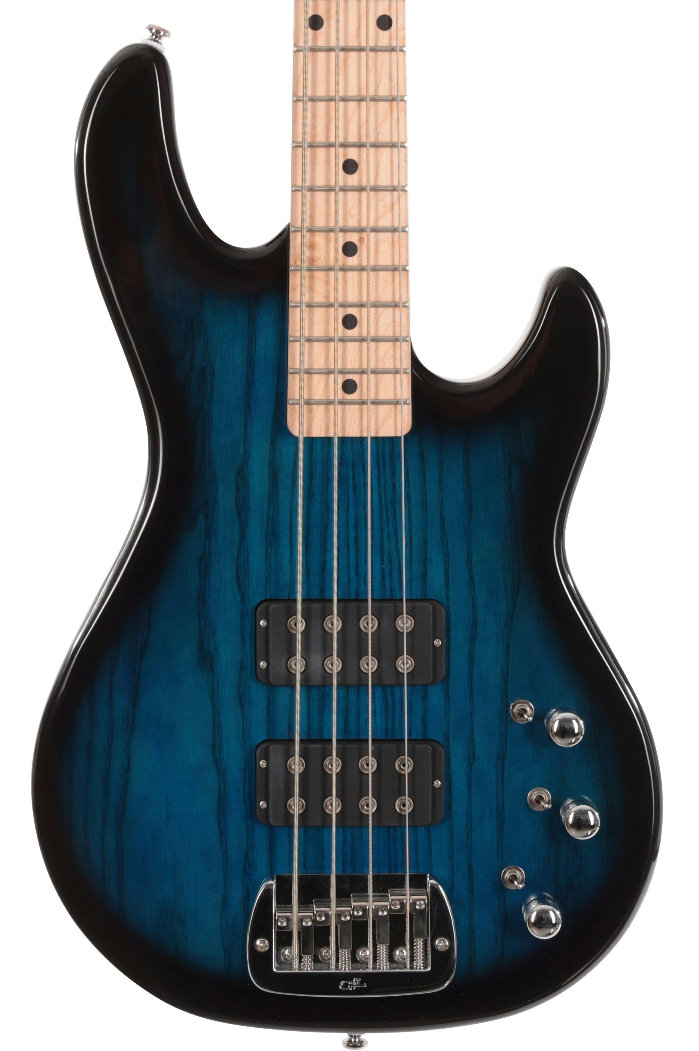 G&L Tribute L-2000 Bass Guitar in Blueburst - Andertons Music Co.