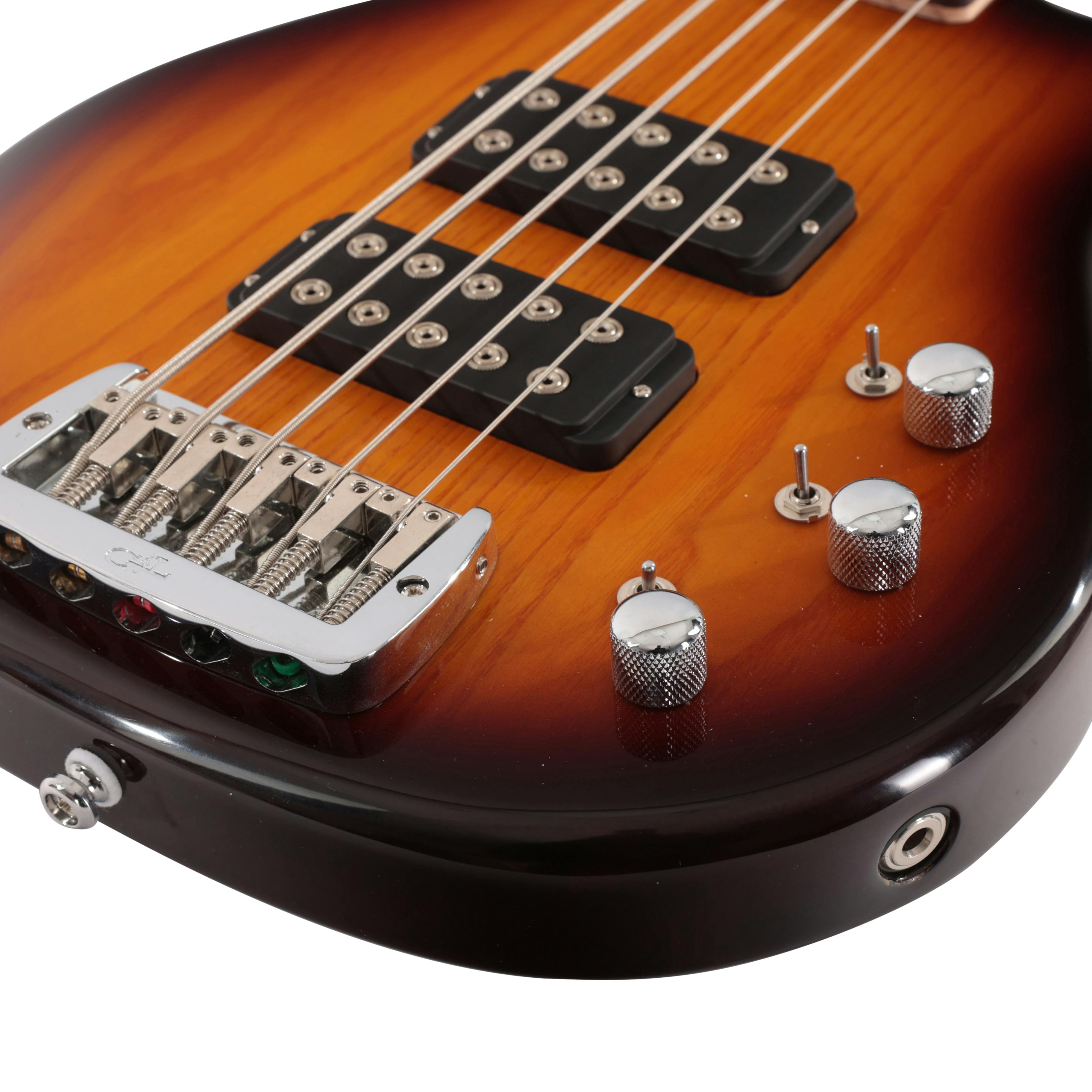 G&L Tribute L-2500 5-String Bass Guitar in Tobacco Sunburst 