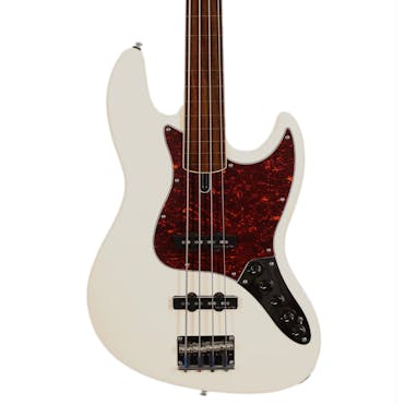 Sire Marcus Miller V7 2nd Generation Alder 4-String Fretless Bass Guitar in Antique White