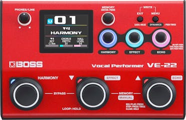 Boss VE-22 Vocal Processor Pedal