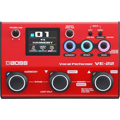 Boss VE-22 Vocal Processor Pedal