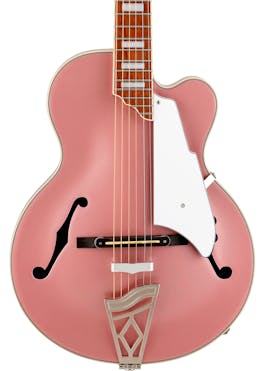 Vox Giulietta VGA-5TPS Electro Acoustic Archtop Guitar in Pearl Rose