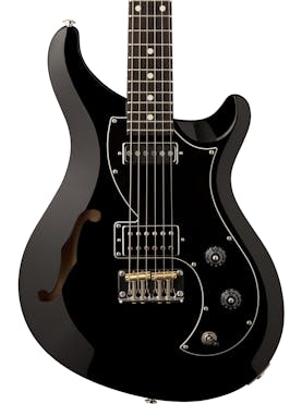 PRS S2 Vela Semi-Hollow in Black with Dot Inlays