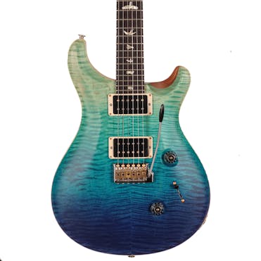 PRS Limited Edition Wood Library 10 Top Custom 24 Electric Guitar in Satin Blue Fade