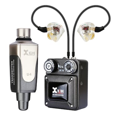 XVIVE In-Ear Monitor Wireless System with T9 In-Ear Monitors
