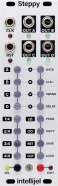 Intellijel Steppy 4x64 Gate/Trigger Sequencer Eurorack Module
