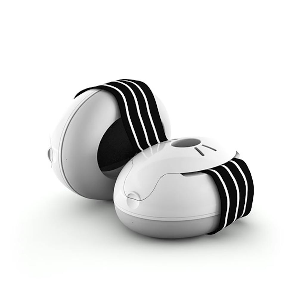 Alpine MuffyBaby Ear Protection for Babies in Zebra Finish