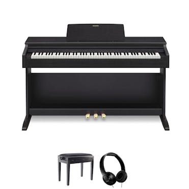Casio AP-270Digital Piano in Black Bundle