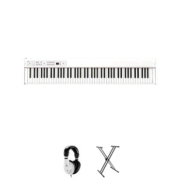Korg D1 Digital Piano in White Bundle 1