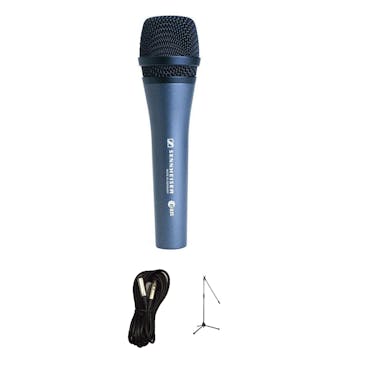 Sennheiser E835 Microphone Bundle with Mic Stand and XLR Cable