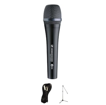 Sennheiser E945 Microphone Bundle with Mic Stand & XLR Cable