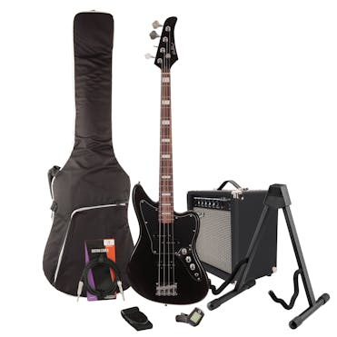 EastCoast MB30 Bass in Black Bundle with 25w Amp & Accessories
