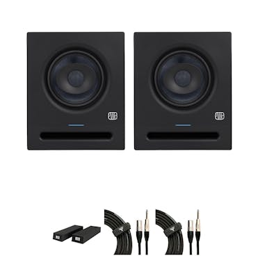 Presonus Eris Pro 6 Monitor Bundle With Foam Speaker Pads and Cables