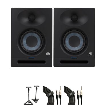 Presonus Eris Studio 4 Monitor Bundle With Speakers Stands and Cables