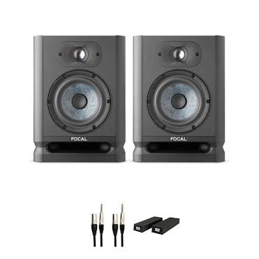 Focal Alpha 80 EVO Active Studio Monitor Bundle with Foam Pads and Cables
