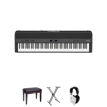 Roland FP-90X Digital Piano in Black Bundle 1
