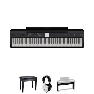 Roland FP-E50 Digital Piano in Black Bundle 1