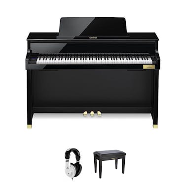 Casio GP-510 Digital Piano in Black Bundle
