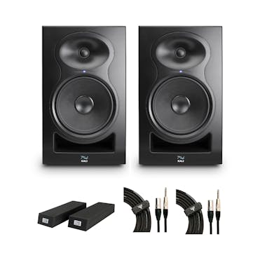 Kali Audio LP-8-V2 Studio Monitor Bundle with Foam Pads and Cables