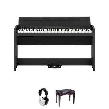 Korg C1 Digital Piano in Black Bundle
