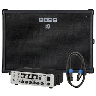 Boss Katana KTN500B-HD 500w Bass Head Bundle with KTN-C112B Cab