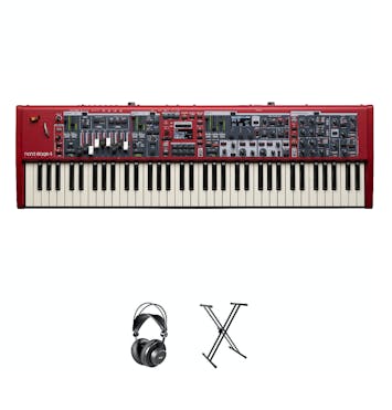 Nord Stage 4 Compact Bundle with Stand and Headphones
