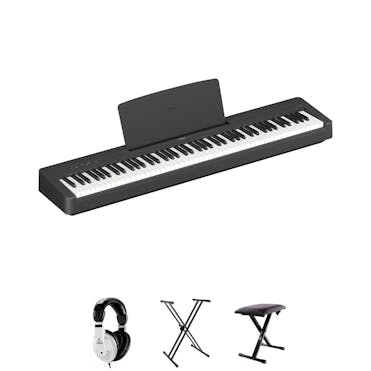 Yamaha P145 Digital Piano in Black Bundle 2
