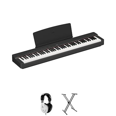 Yamaha P225 Digital Piano in Black Bundle 1