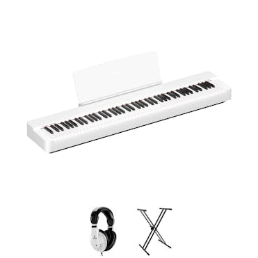 Yamaha P225 Digital Piano in White Bundle 1