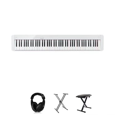 Casio PX-S1100 Digital Piano In White Bundle 1