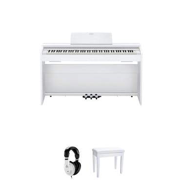 Casio PX780 Digital Piano in White Bundle