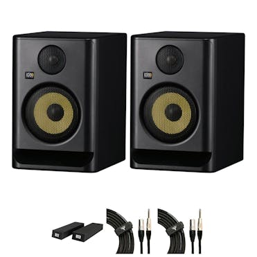 Speaker bundle for KRK Rokit RP5 G5 plus vibro pads and cables