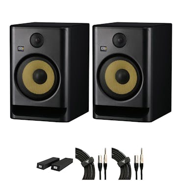Speaker bundle for KRK Rokit RP8 G5 plus vibro pads and cables
