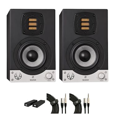 Speaker bundle for Eve Audio SC204 plus vibro pads and cables