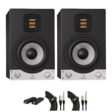 Speaker bundle for Eve Audio SC205 plus vibro pads and cables