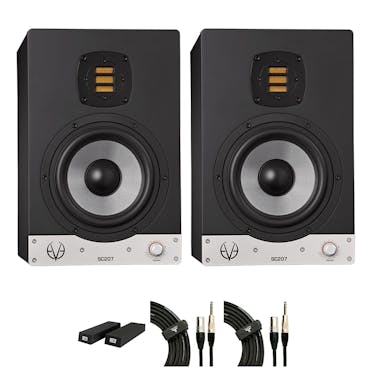 Speaker bundle for Eve Audio SC207 plus vibro pads and cables