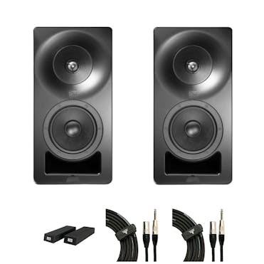 Kali Audio SM5 Studio Monitor Bundle with Foam Speaker Pads and Cables