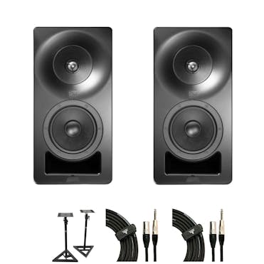 Kali Audio SM5 Studio Monitor Bundle With Stands and Cables