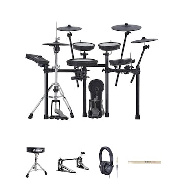 Roland TD17KVX2 Bundle Package With Double Pedal