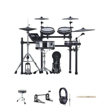 Roland TD27KV2 Bundle Package With Double Pedal