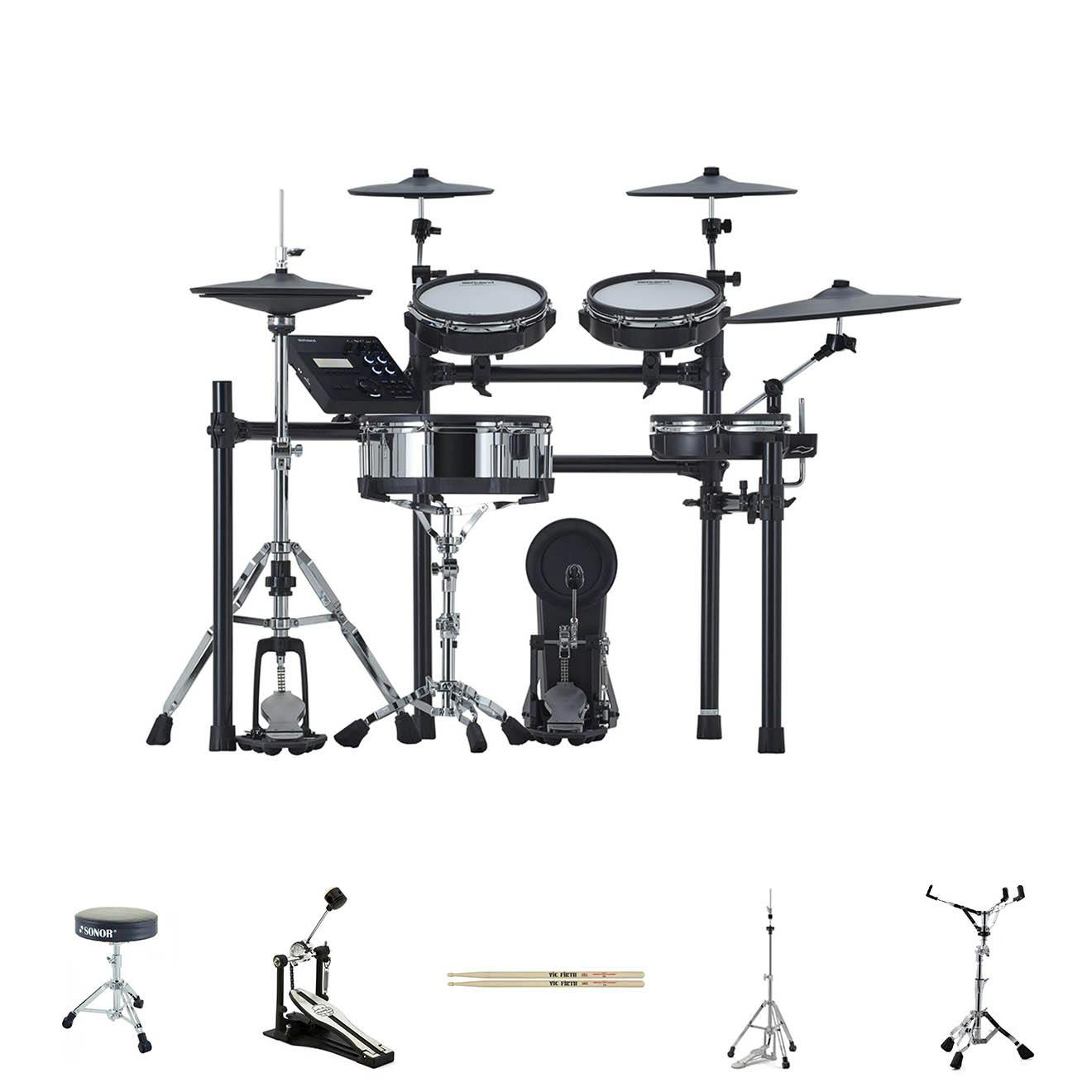 Roland TD27KV2 Kit with Throne, Pedal, Sticks, Hi Hat Stand, Snare ...