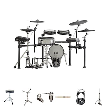 Roland TD50K2 Bundle Package With Roland Double Pedal