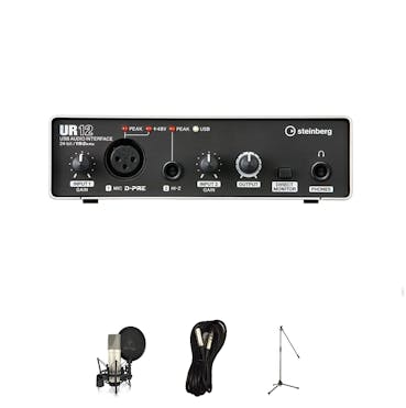 Steinberg UR12 Audio Interface with Behringer TM1, Cable and Stand