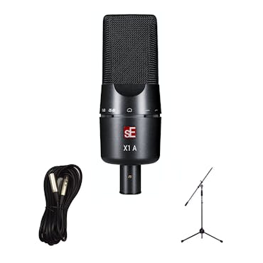 sE Electronics X1A Studio Condenser Microphone Bundle with Cable and Stand